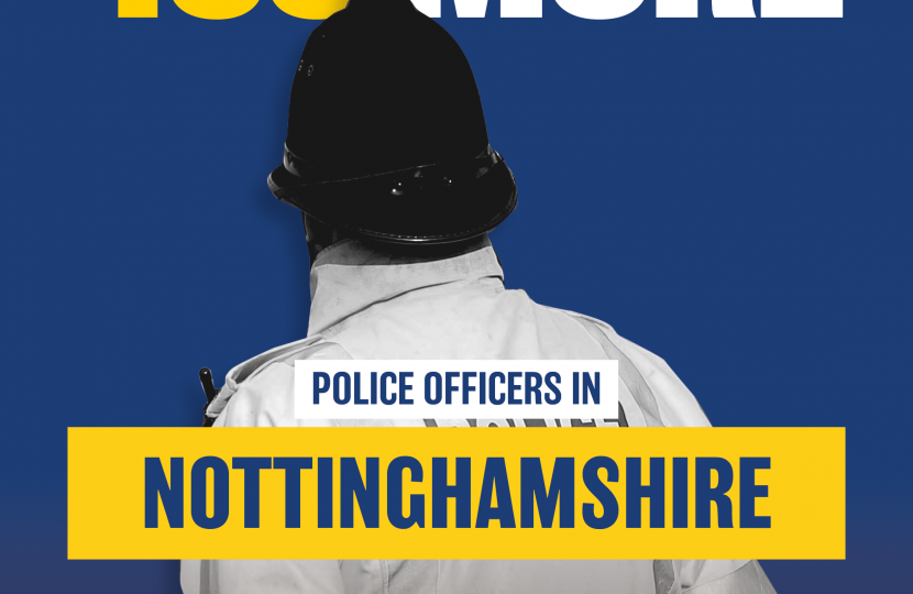 100 more Police have been recruited for Nottinghamshire