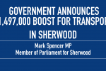 Government announces £1,497,000 for Transport in Sherwood