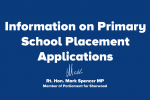 Info on Primary School Placement Applications