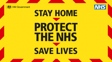 Stay at Home - Protect the N H S- Save Lives