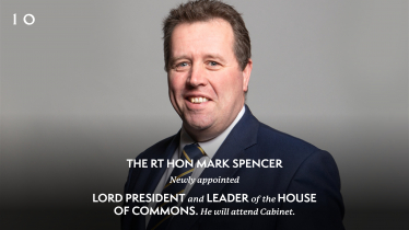 Mark appointed Leader of the House of Commons 